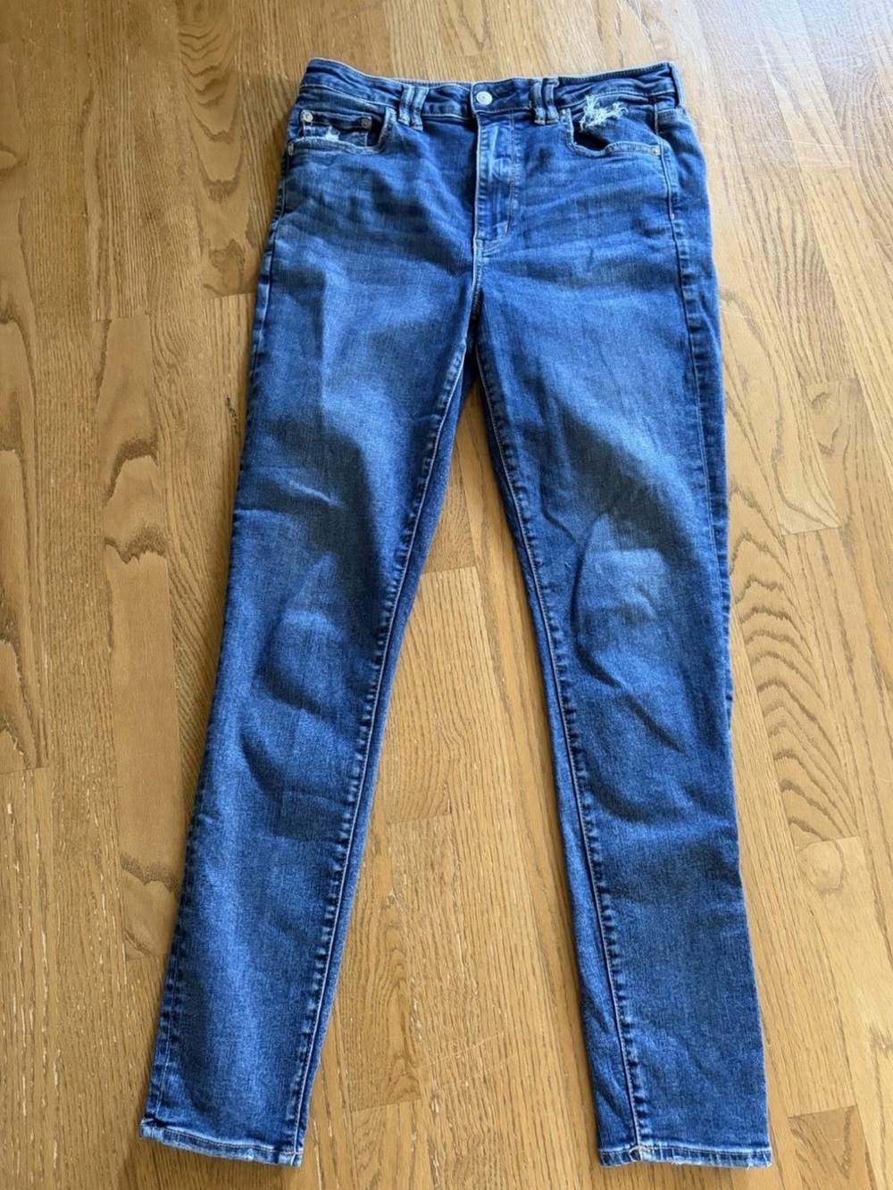 Women's American Eagle Super Hi-Rise Jegging Jeans Size 12 Next Level Stretch